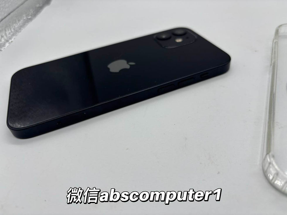 Thumbnail: iPhone 12 Black 128GB – 100% Battery Health – All Original Parts – Screen Protec