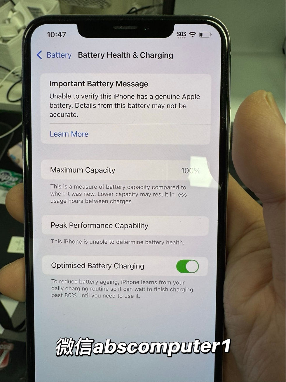 縮圖：Apple iPhone XS Max | 256GB | Silver | iOS 18.6.2 | Battery Health 100% (New Bat