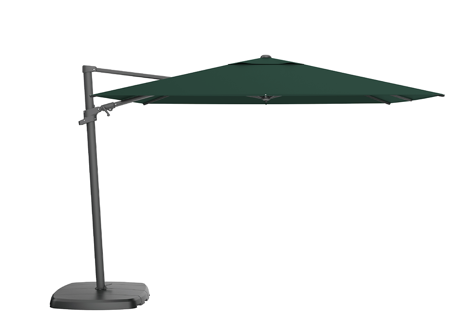 Thumbnail: 10' AG15A Square Umbrella w/Base | Treasure Garden