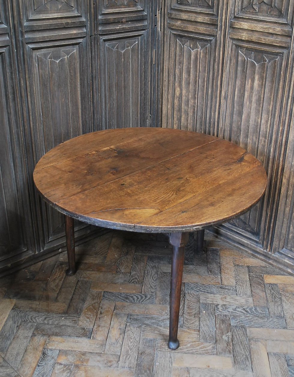 Thumbnail: Georgian Oak Cricket Coffee Table