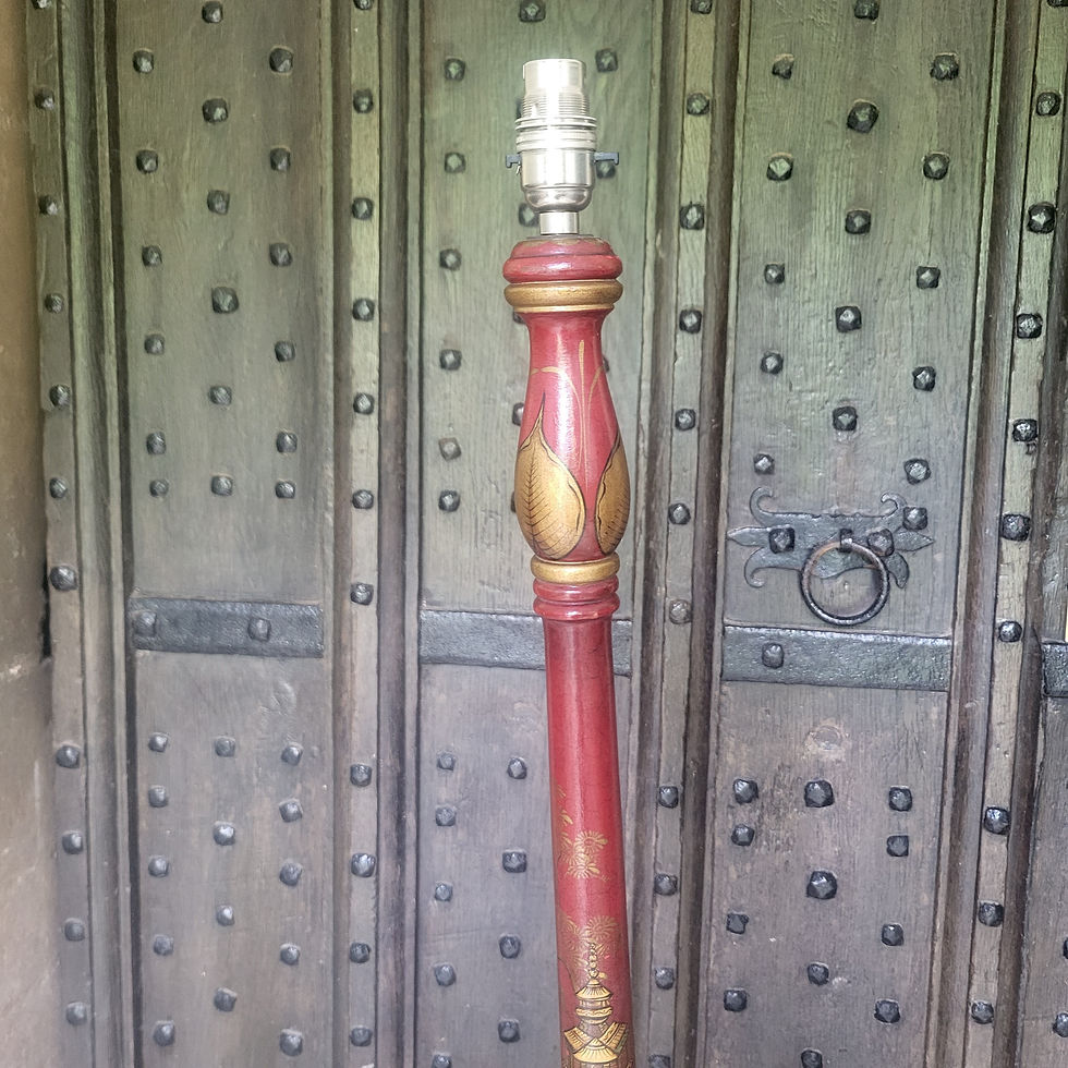 Thumbnail: Scarlett Chinoiserie japanned standard lamp