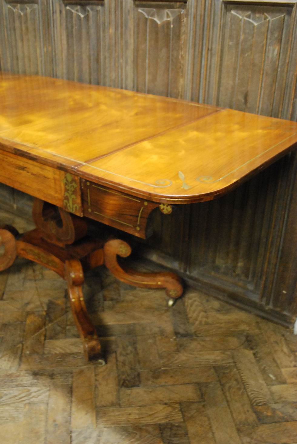 Thumbnail: Regency rosewood  sofa table