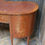 Thumbnail: Painted Satinwood Kidney Shaped Desk/ Dressing Table