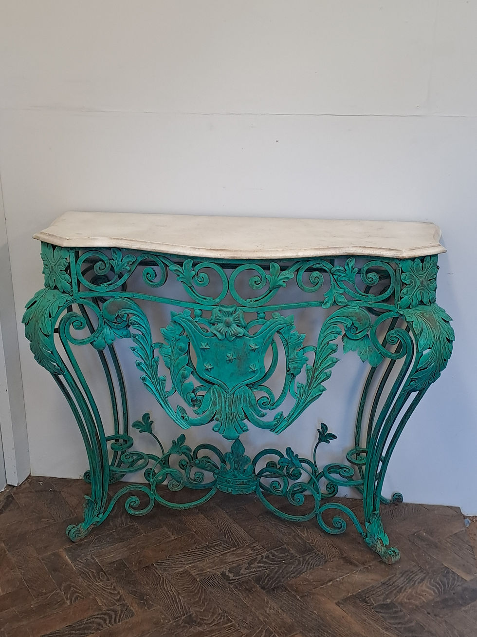 Thumbnail: French metal console table