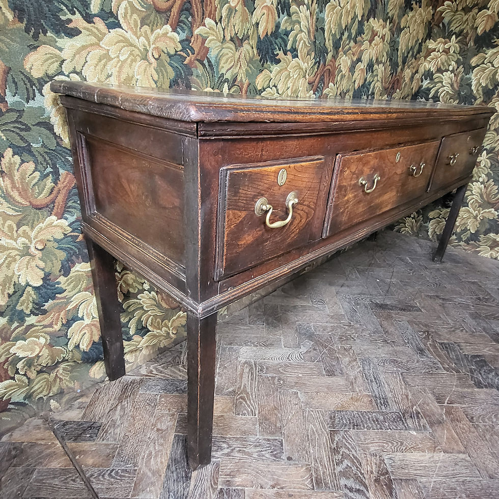 Thumbnail: Rare Georgian Elm Dresser Base