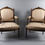 Thumbnail: Pair of antique French Henri II walnut armchairs