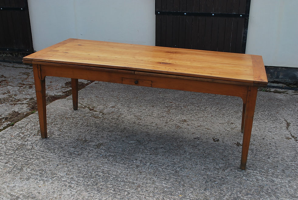 Thumbnail: French farmhouse extending kitchen table