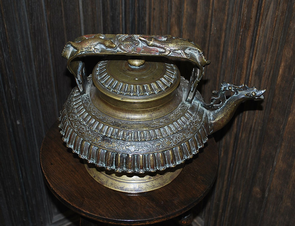 Thumbnail: Antique Islamic Brass Kettle