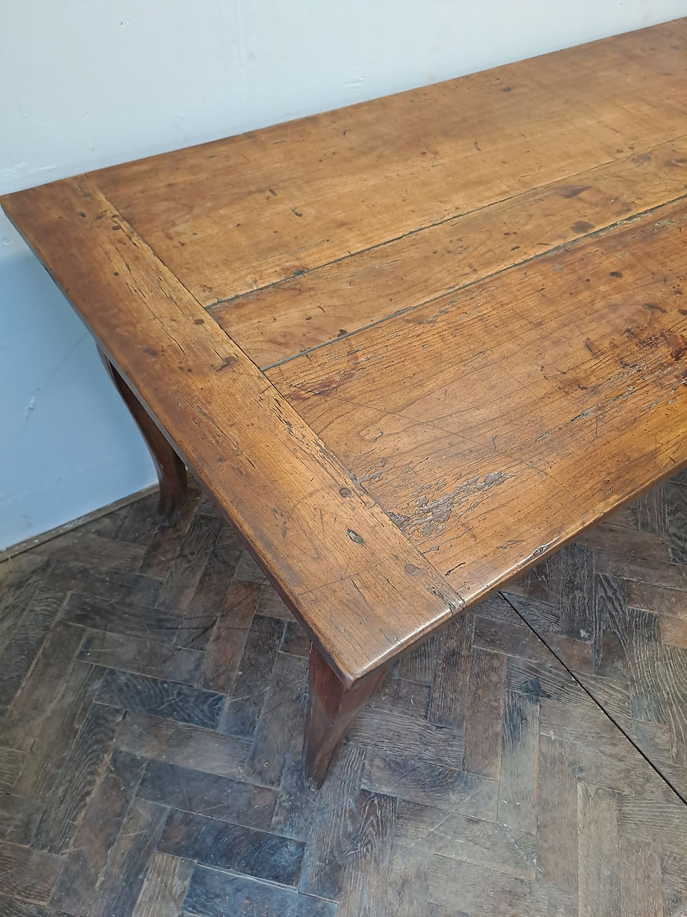 Thumbnail: Cabriole leg French farmhouse table