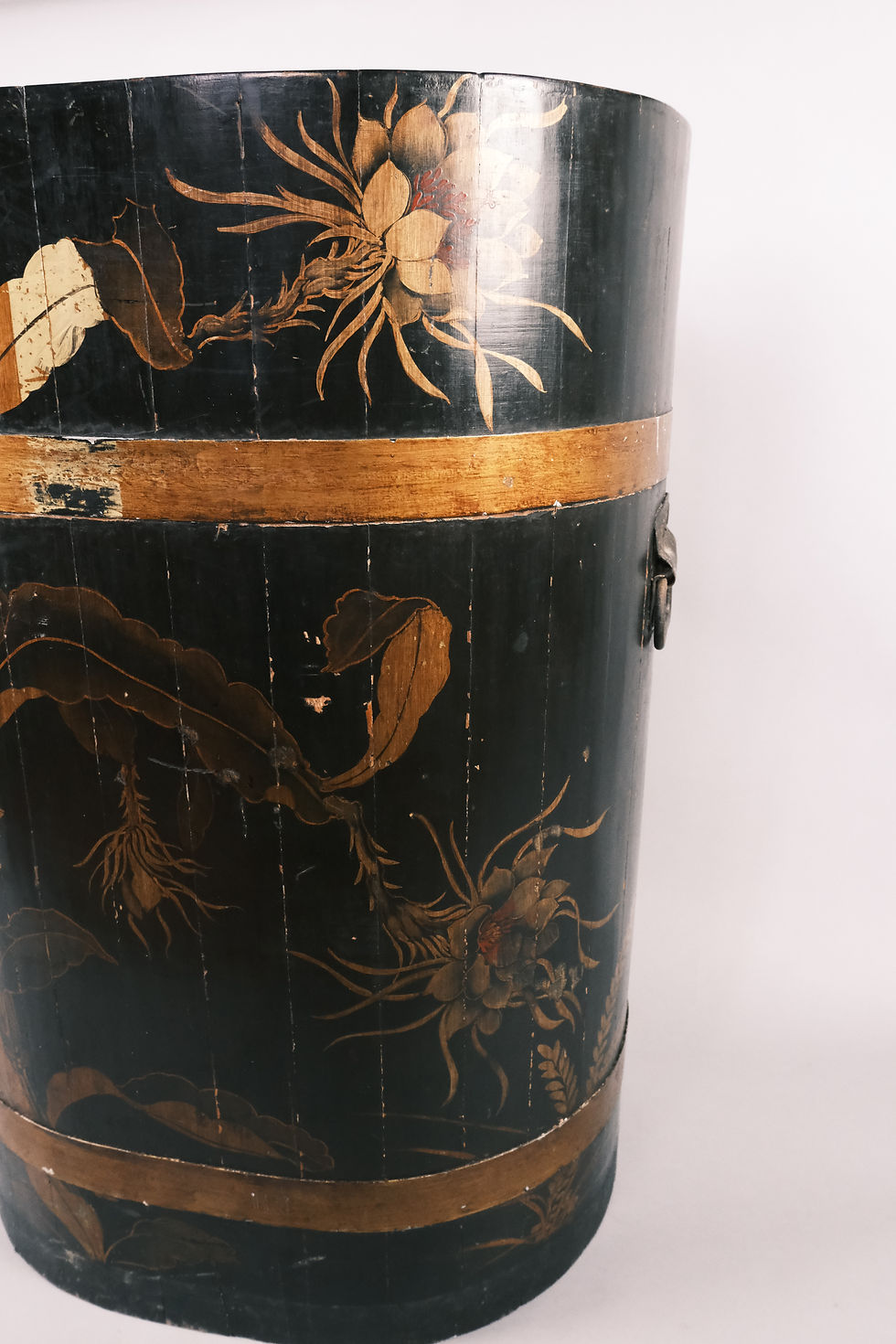 Thumbnail: Antique painted umbrella / stick stand