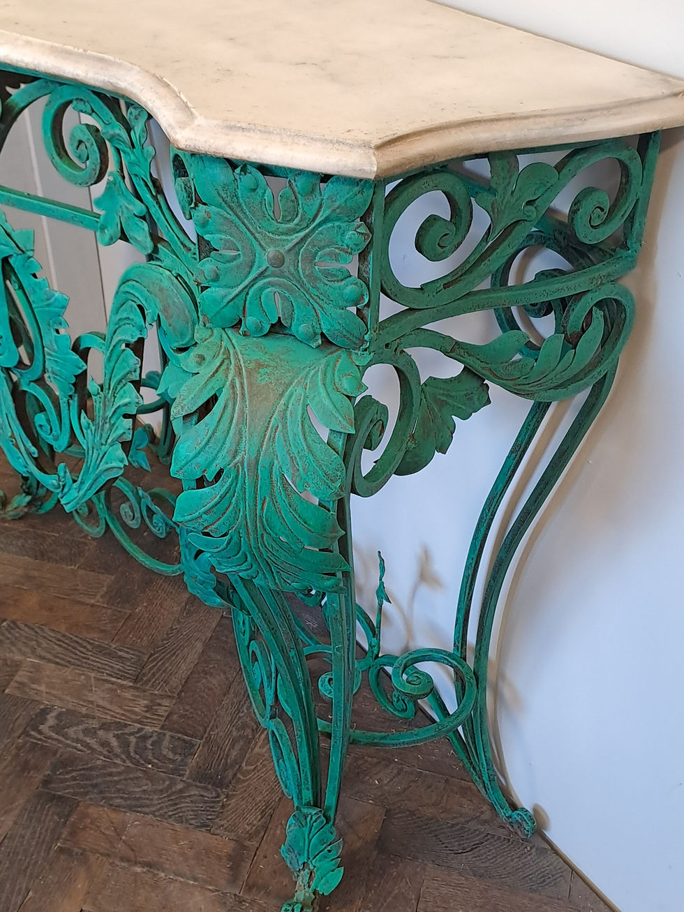 Thumbnail: French metal console table
