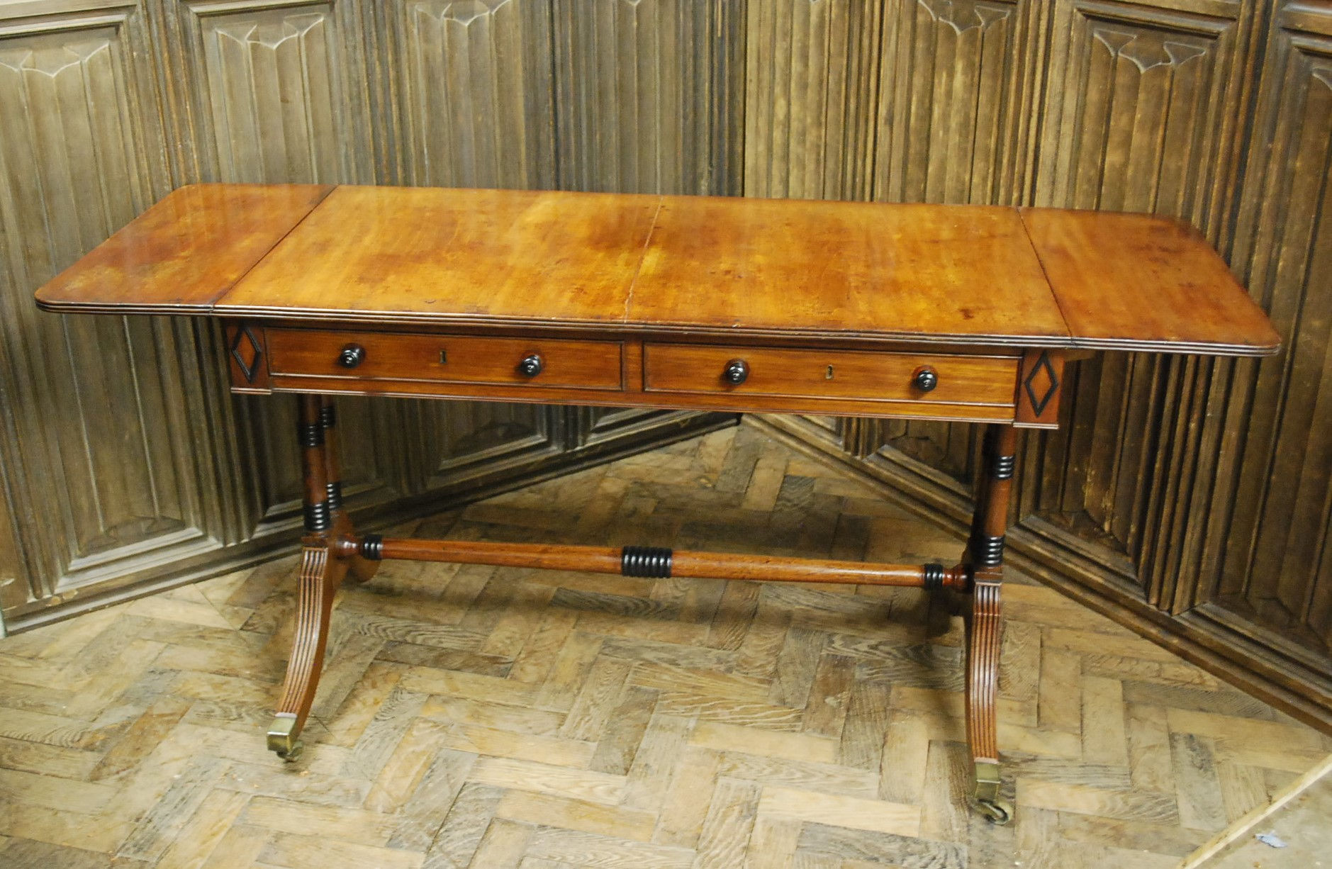 Antique Regency sofa table