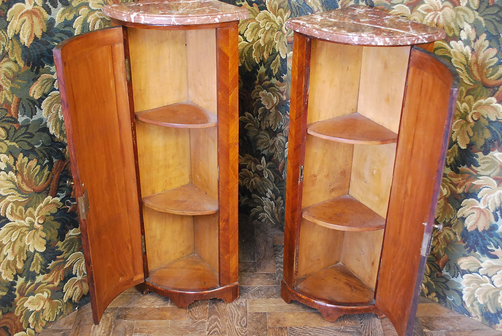Thumbnail: Corner bedside cabinets