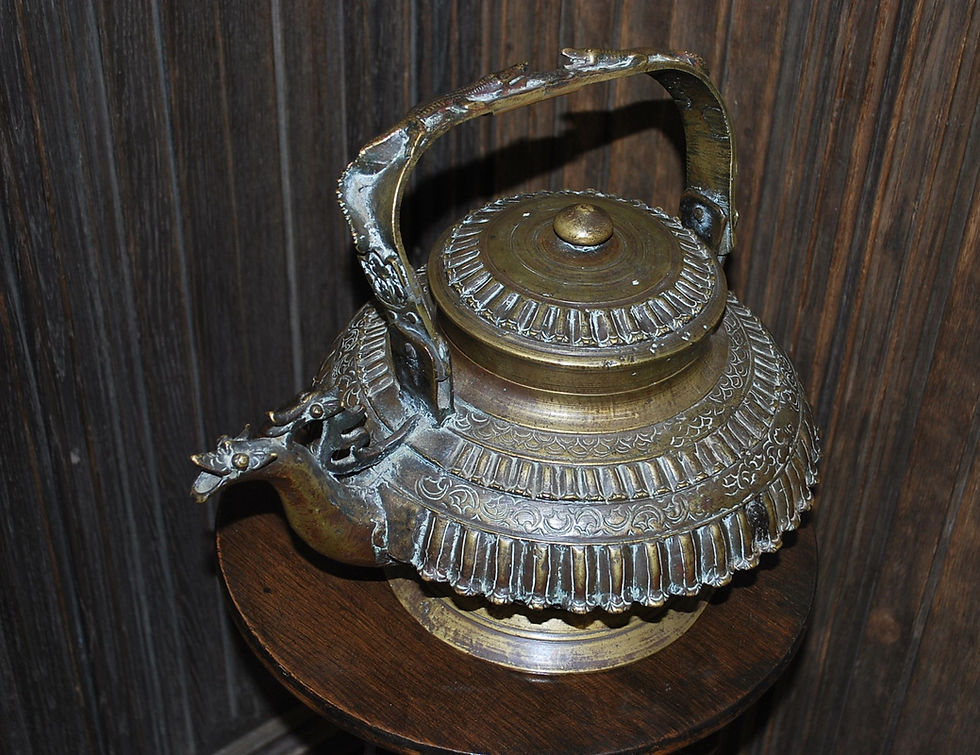 Thumbnail: Antique Islamic Brass Kettle