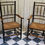 Thumbnail: Set of Eight Antique English Country 'Dales' Chairs with Rush Seats Ref: 298