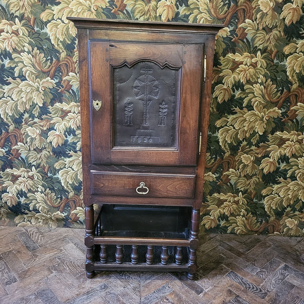 Thumbnail: Antique French Chestnut Food Cupboard