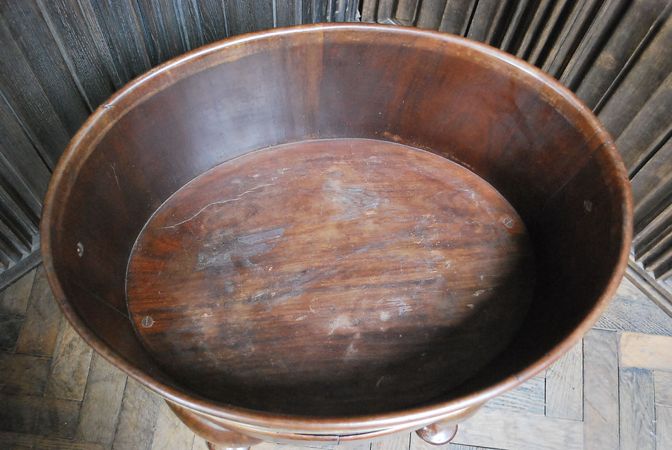 Thumbnail: Mahogany oval wine cooler