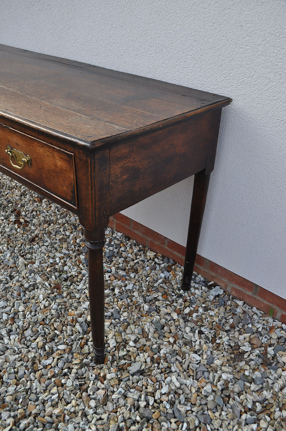 Thumbnail: Antique English Regency period oak dresser base