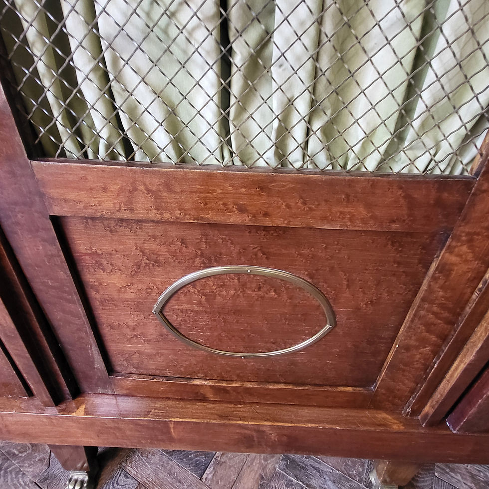 Thumbnail: French Empire Style Mahogany Bookcase