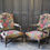 Thumbnail: Pair of French Regence Carved Walnut Library Fauteuils