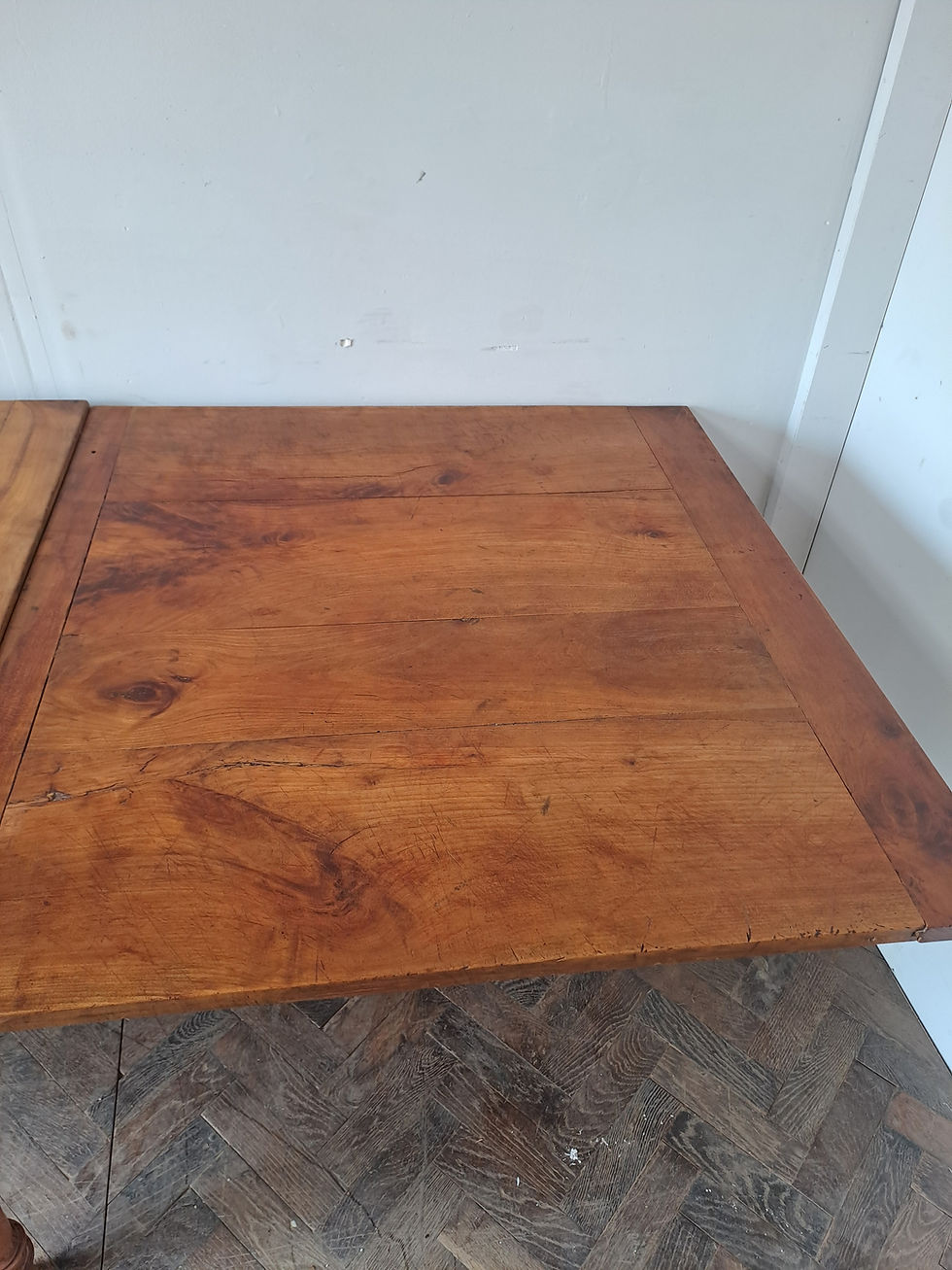 Thumbnail: Mid 19th Century French Cherrywood Farmhouse Table