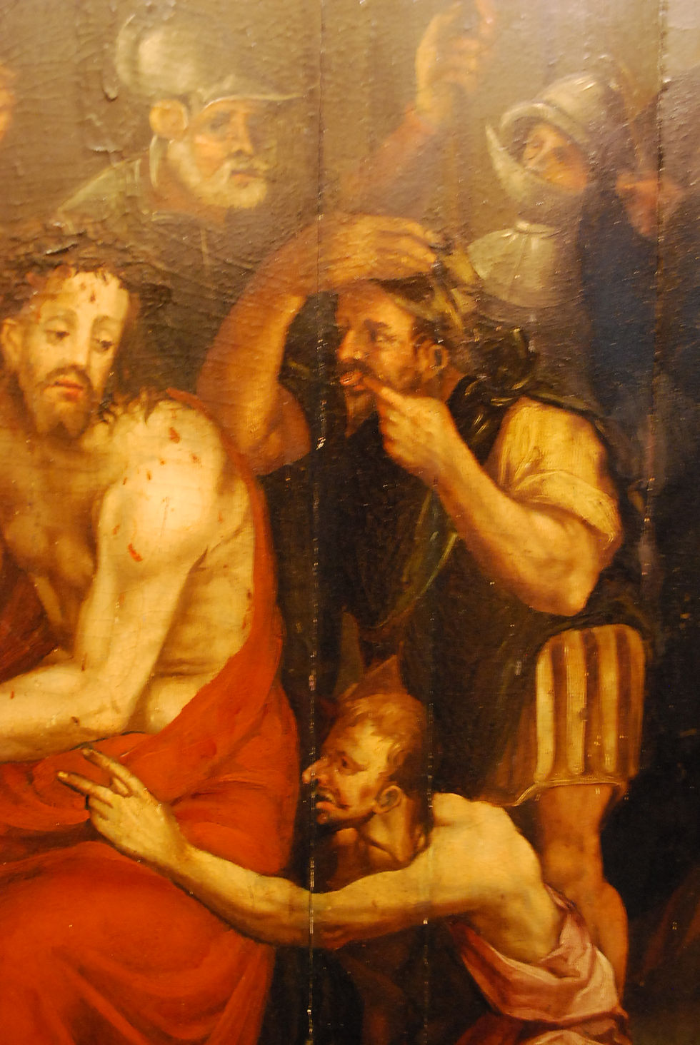 Thumbnail: 'The mocking of Christ' 17th century painting