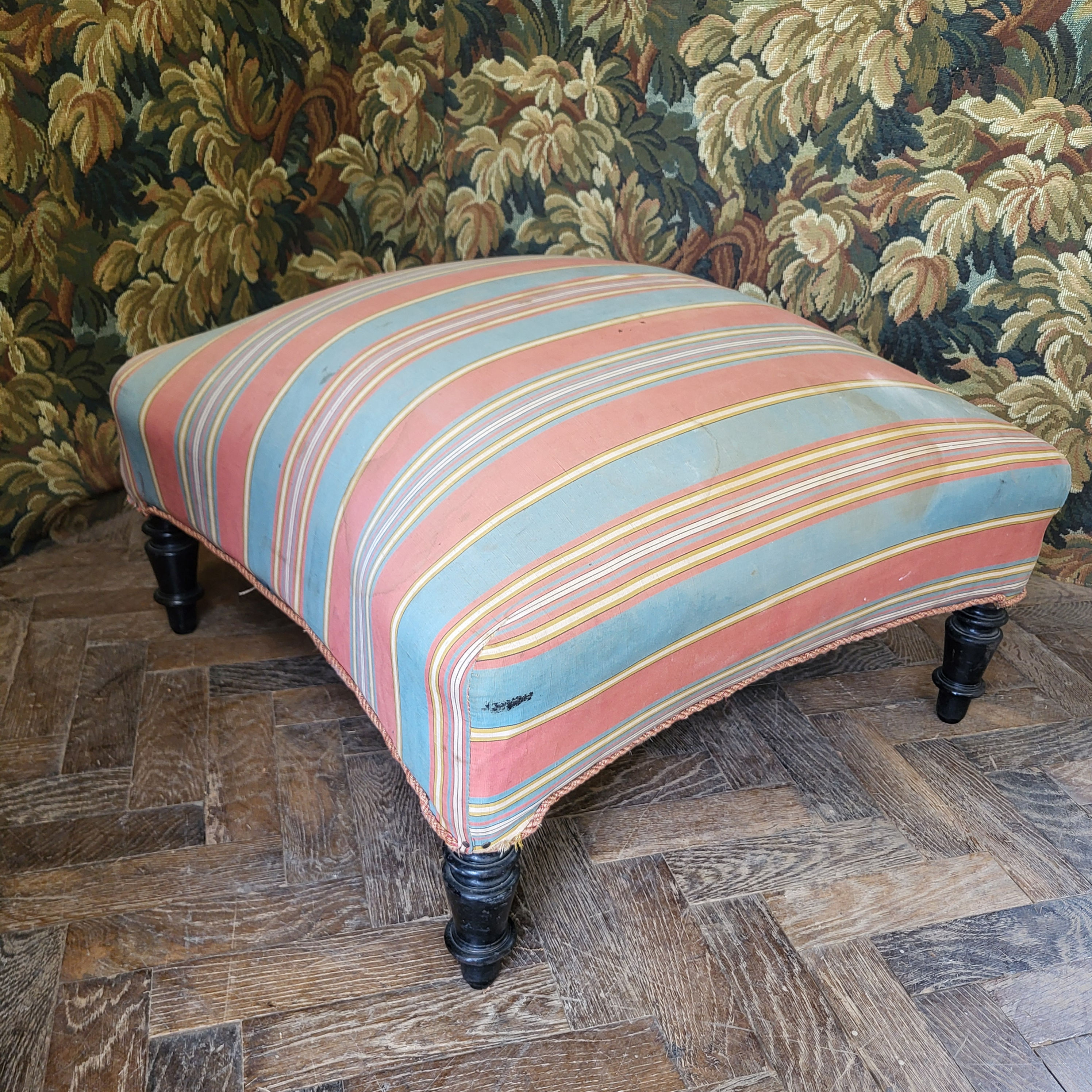 Large French footstool