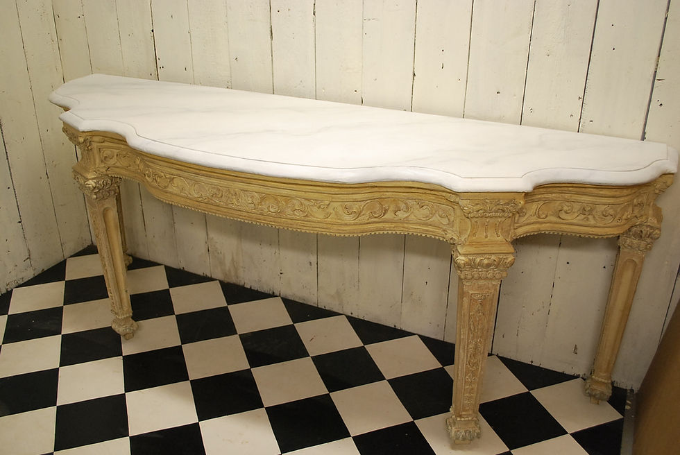 Thumbnail: Painted console table