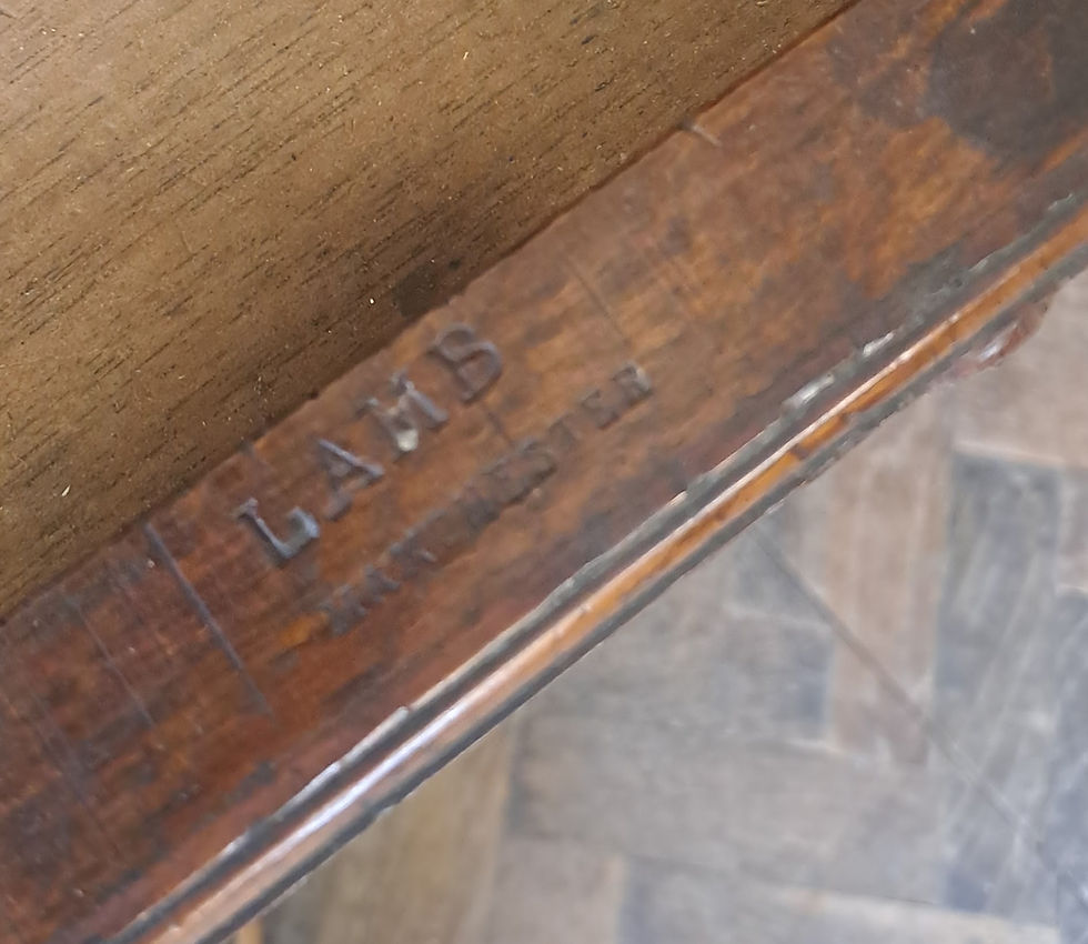 Thumbnail: Pollard Oak Console Table by Lamb of Manchester, Circa 1860