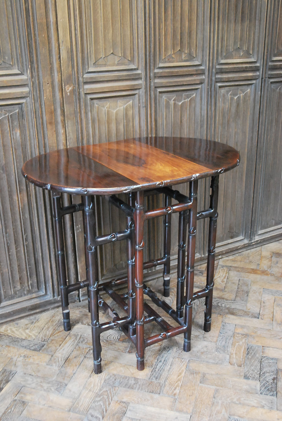 Thumbnail: Chinese Rosewood Dropleaf Table