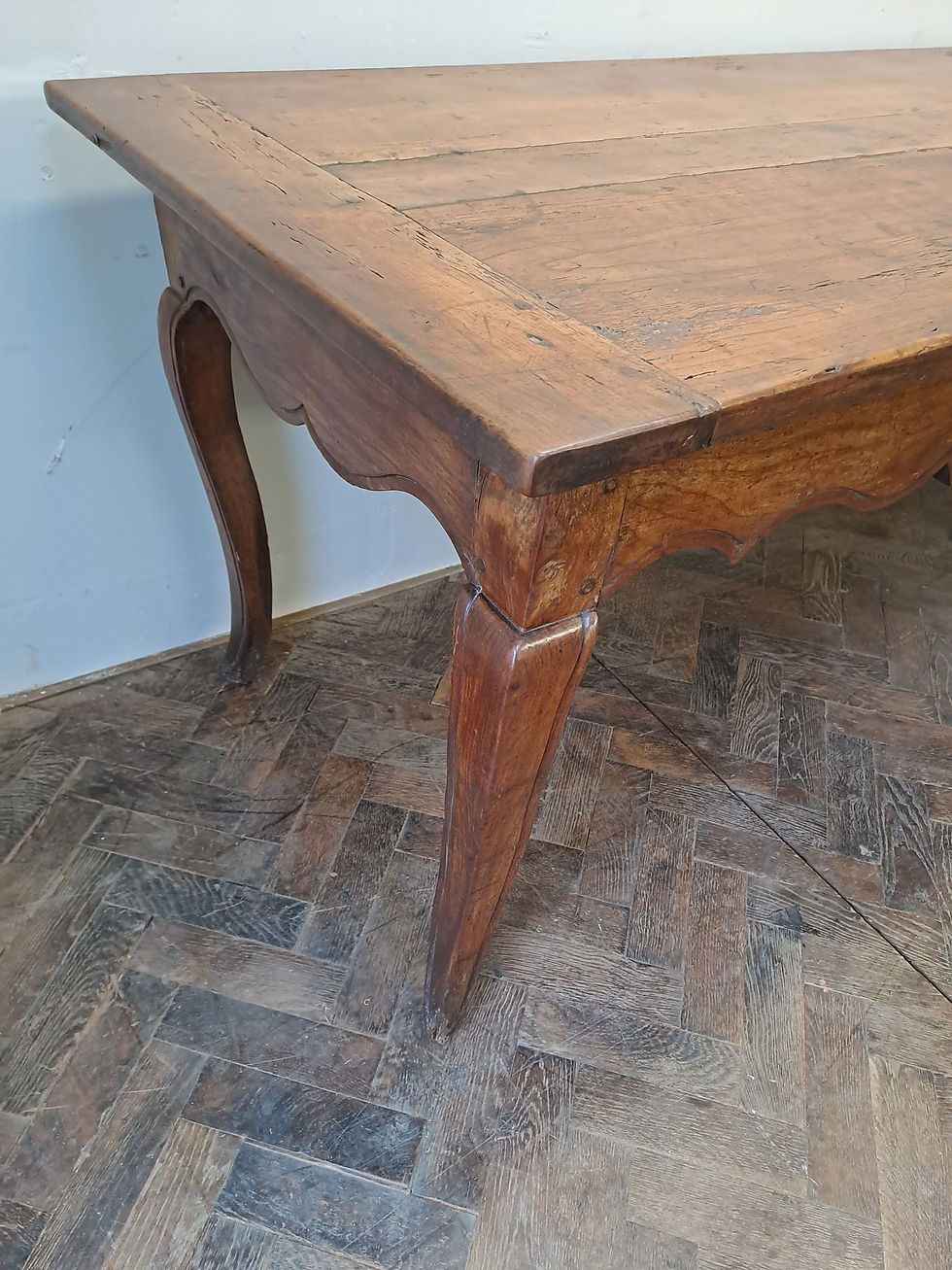 Thumbnail: Cabriole leg French farmhouse table