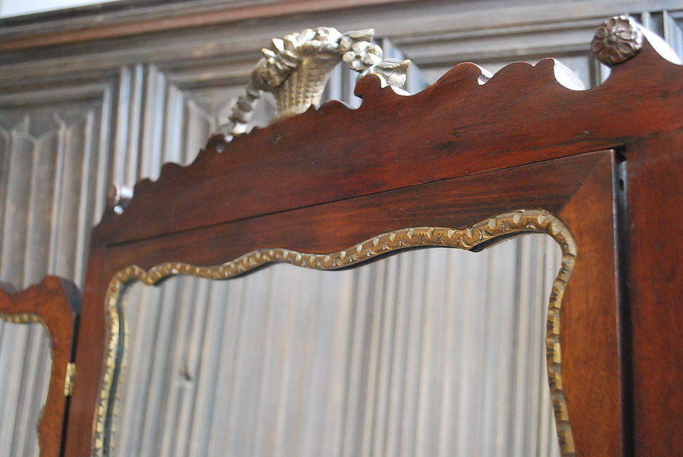 Thumbnail: Large Triptych Dressing Table Mirror