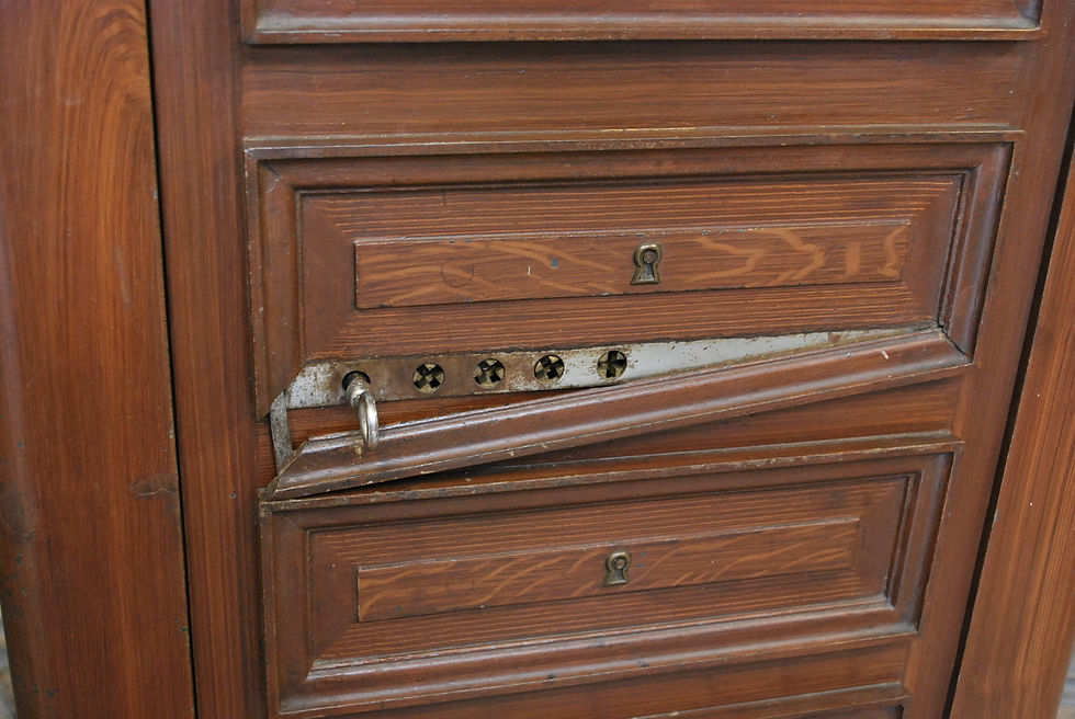Thumbnail: Painted metal Money Safe/strong box