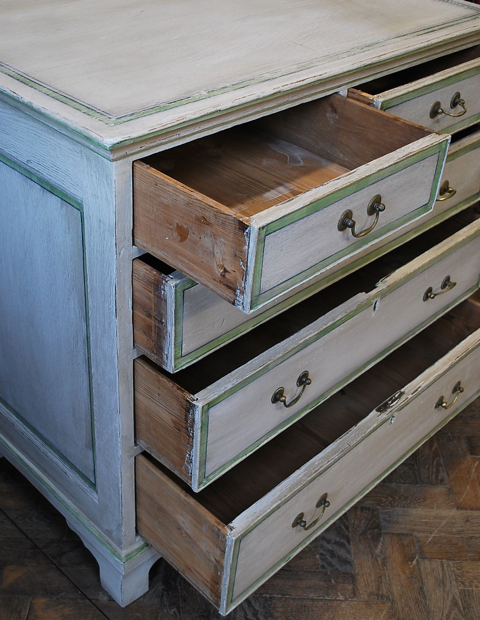Thumbnail: Georgian Painted Chest of Drawers