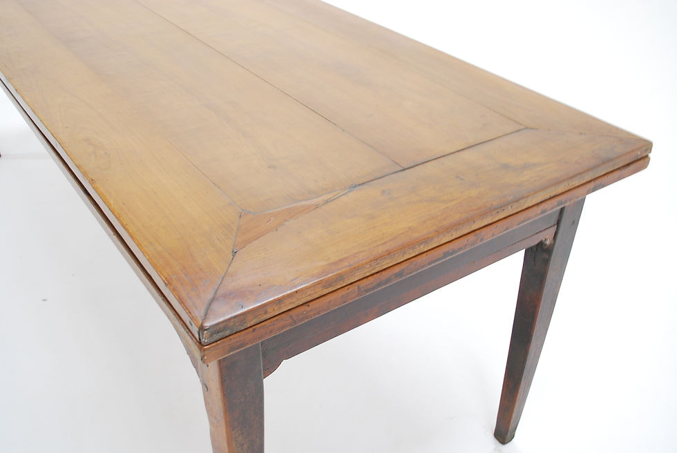 Thumbnail: Large Extending Cherry Wood Farmhouse Table