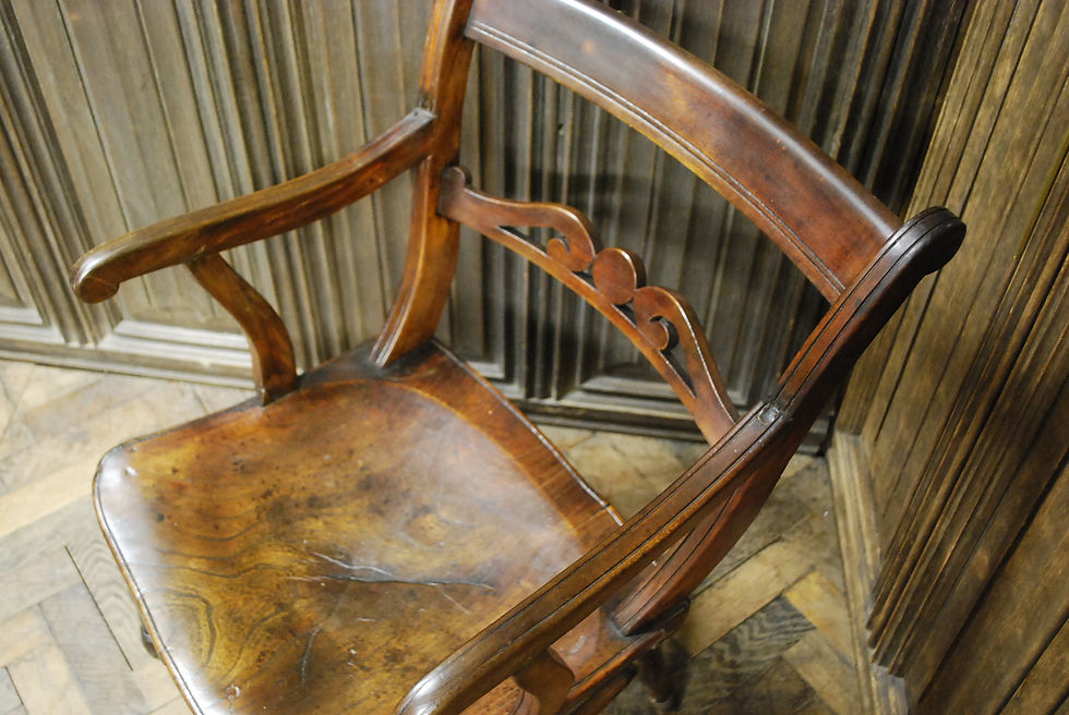 Thumbnail: Antique Windsor armchair