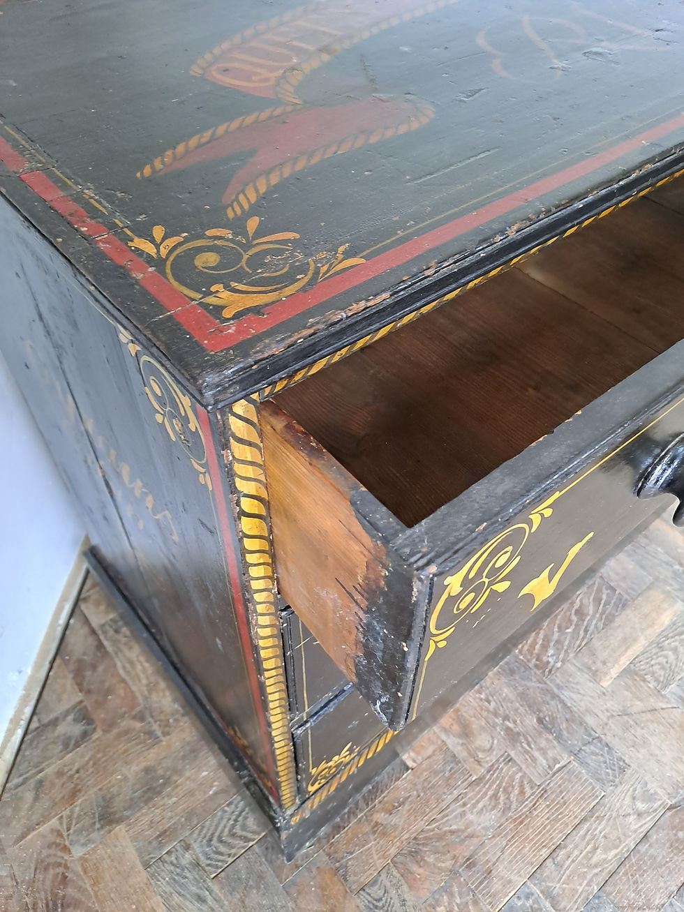 Thumbnail: Painted maritime style chest of drawers