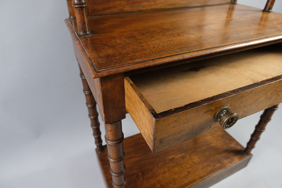 Thumbnail: Regency Mahogany Open Bookcase