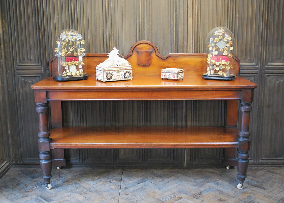 Thumbnail: Large Antique Country House Mahogany Server/ Console