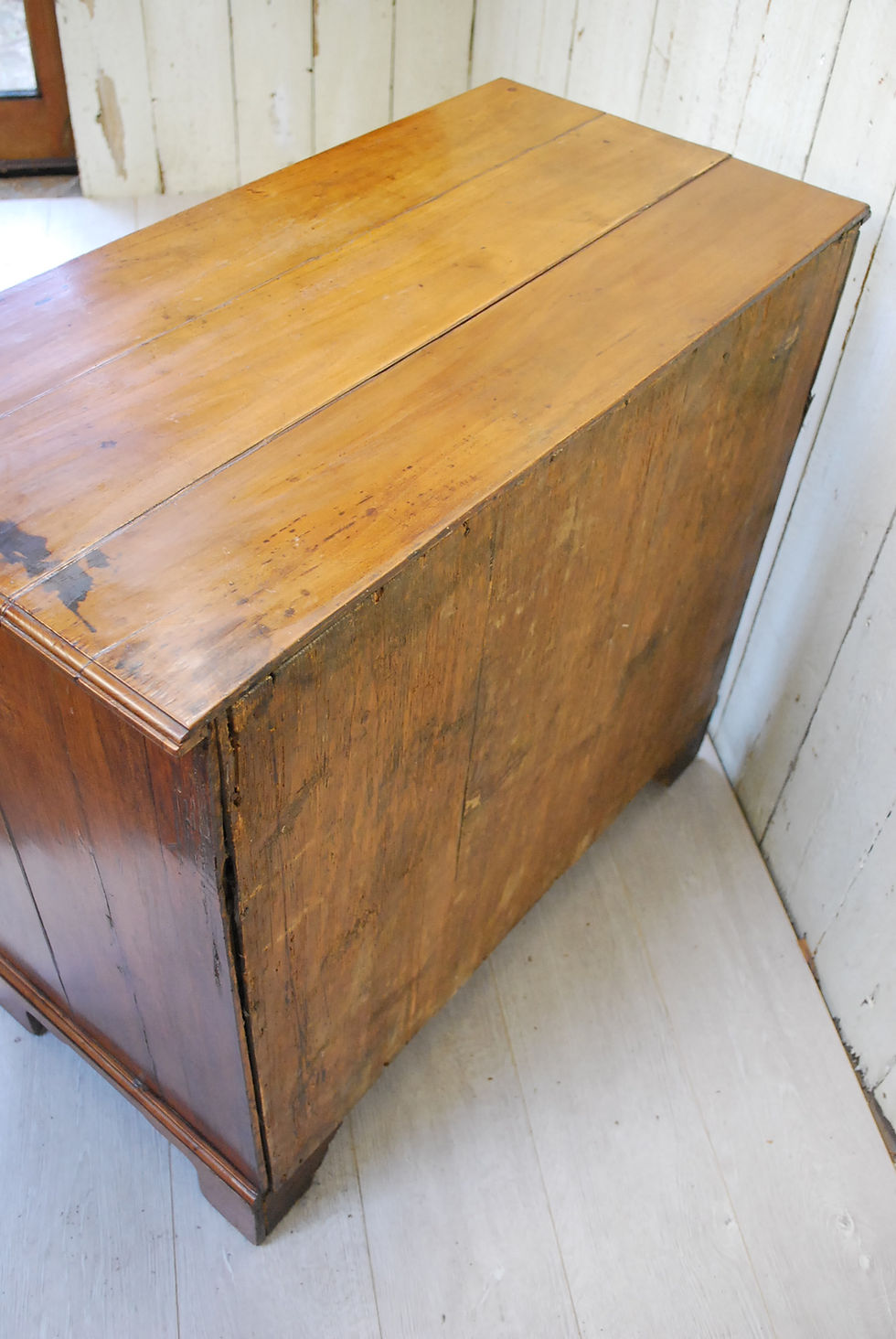 Thumbnail: Rare Georgian Fruitwood Chest of Drawers