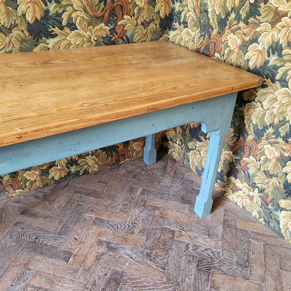 Thumbnail: Antique French Farmhouse kitchen Table in Ash