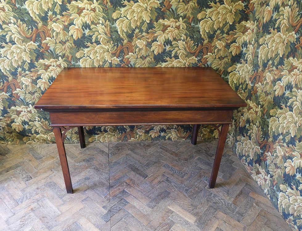 Thumbnail: Chippendale mahogany centre table