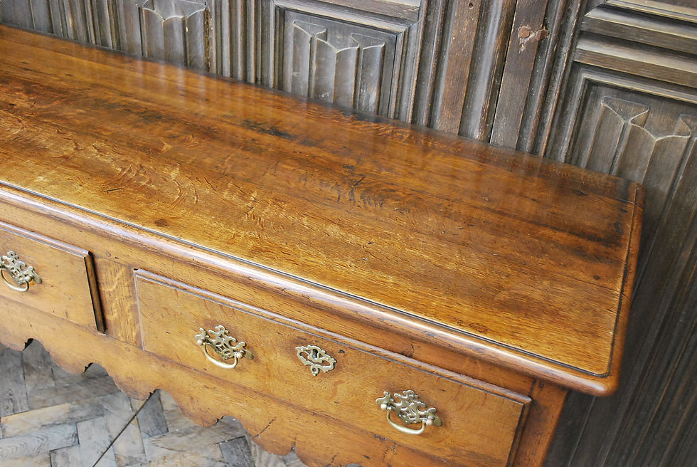 Thumbnail: Georgian oak dresser base