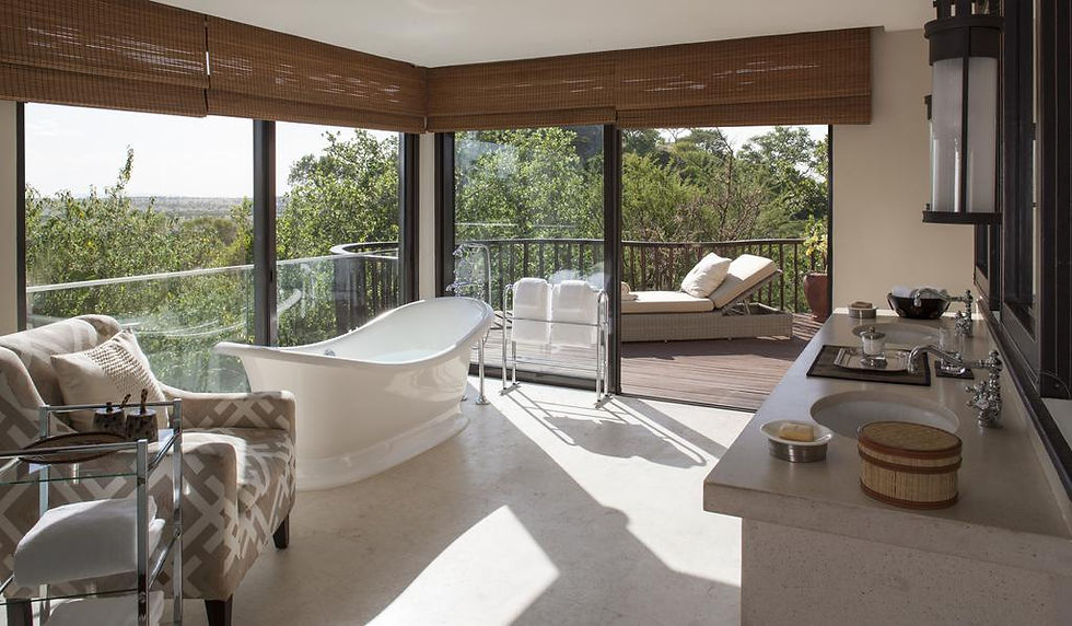 beatiful viw of luxury lodge in the serengeti with Edel Safaris