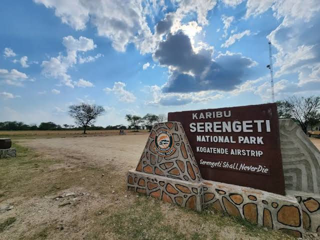 The entrance point at kogatende Airstrip