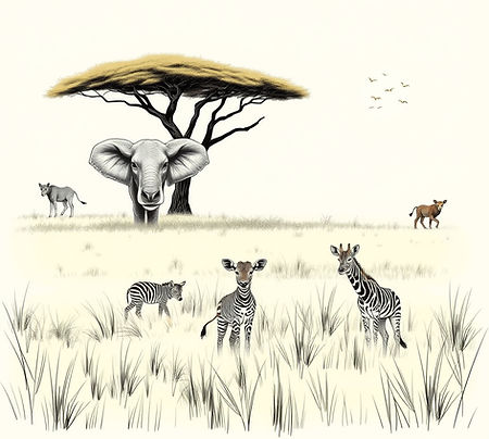 art of wildlife in savanna a.jpg