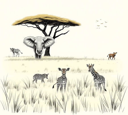 art of wildlife in savanna a.jpg