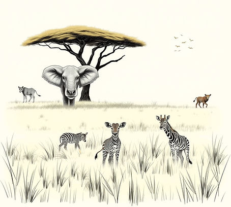 art of wildlife in savanna a.jpg