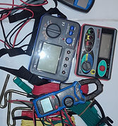 Instrumentação, laudos elétricos e prontuarios das instalações elétrivas.