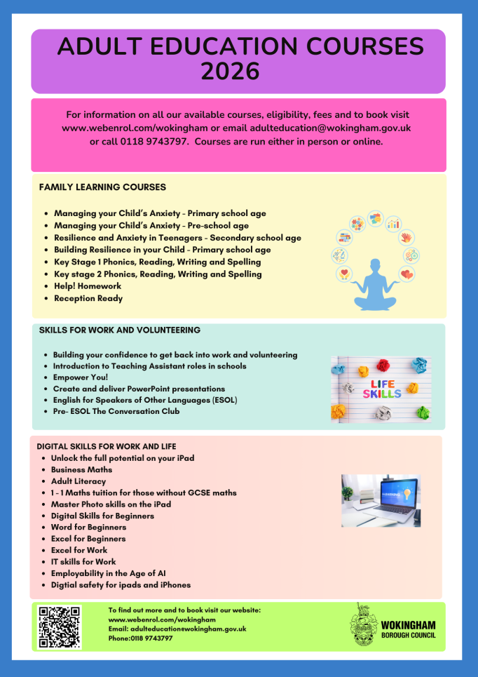 Adult Education Courses 2026